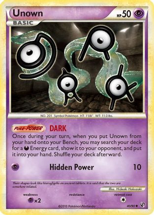 Unown 040/90 - Uncommon