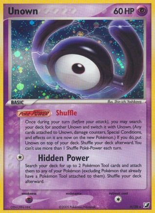 Unown (H) 00H/115 - Holo Rare - Holofoil