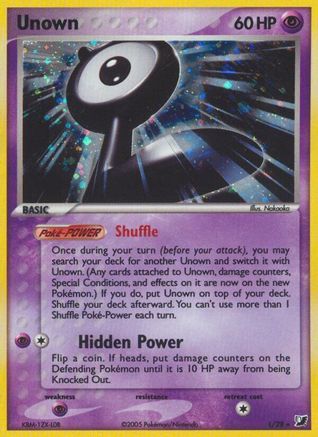 Unown (L) 00L/115 - Holo Rare - Holofoil