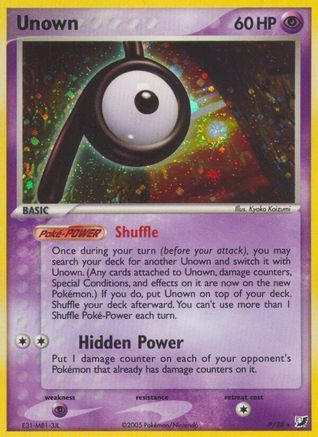 Unown (P) 00P/115 - Holo Rare - Holofoil