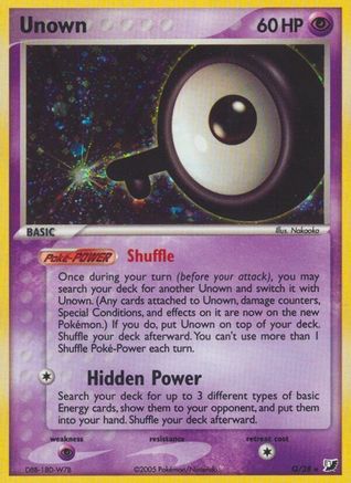 Unown (Q) 00Q/115 - Holo Rare - Holofoil