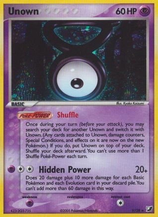 Unown (V) 00V/115 - Holo Rare - Holofoil