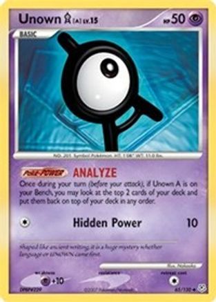 Unown [A] 065/130/130 - Uncommon