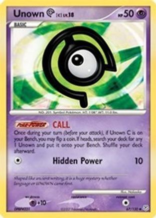Unown [C] 067/130/130 - Uncommon