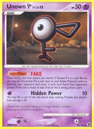 Unown [F] 056/106 - Uncommon