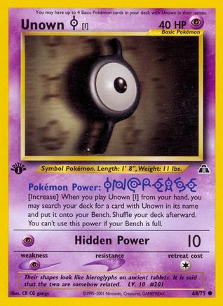 Unown [I] 068/75/75 - Common - Unlimited