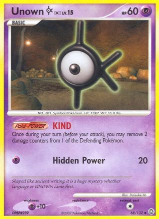 Unown [K] 068/132 - Uncommon