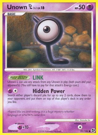Unown [L] 091/106 - Common