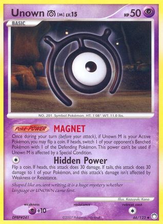Unown [M] 066/123 - Uncommon