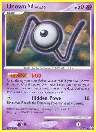 Unown [N] 069/132/132 - Uncommon