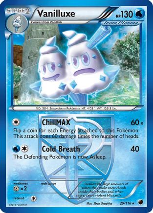 Vanilluxe (Team Plasma) 029/116 - Rare