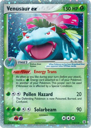 Venusaur ex 112/112 - Ultra Rare - Holofoil