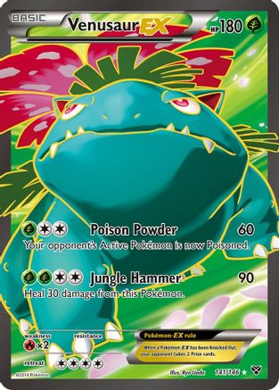 Venusaur EX (141 Full Art) 141/146/146 - Ultra Rare - Holofoil