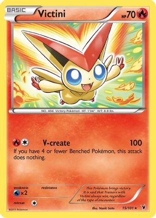 Victini (15) 015/101 - Holo Rare - Holofoil