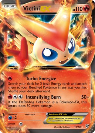 Victini EX 018/135 - Ultra Rare - Holofoil