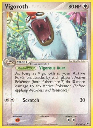 Vigoroth 050/107 - Uncommon - Reverse Holofoil