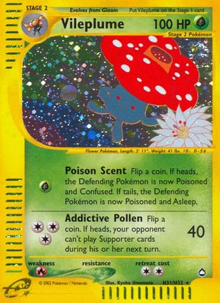 Vileplume (H31) H31/147 - Holo Rare - Holofoil