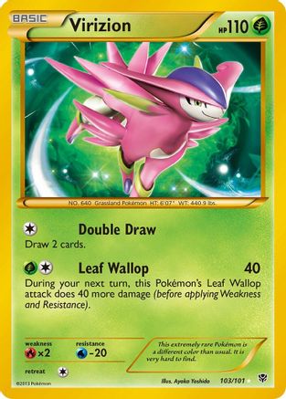 Virizion (Secret) 103/101 - Secret Rare - Holofoil