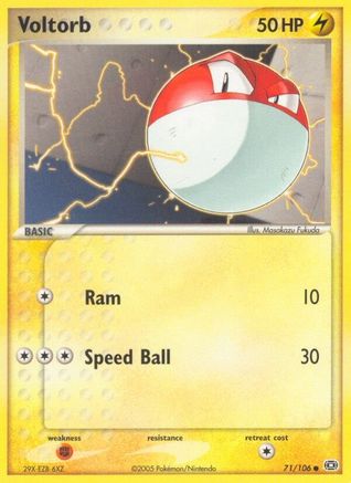 Voltorb 071/106 - Common - Reverse Holofoil