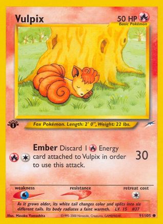 Vulpix 091/105/105 - Common - Unlimited