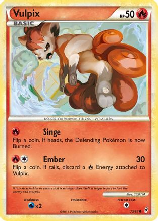 Vulpix 075/95/95 - Common