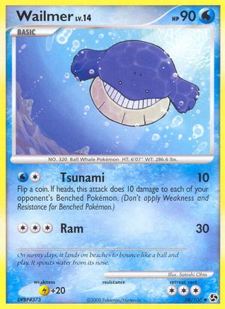 Wailmer 058/106 - Uncommon