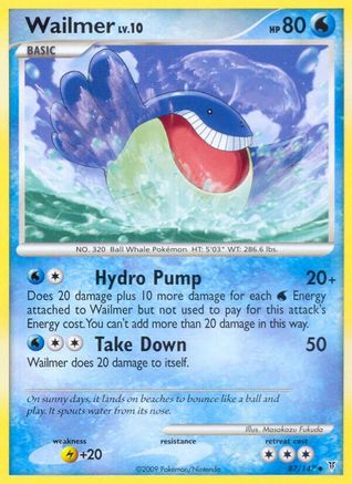 Wailmer 087/147 - Uncommon