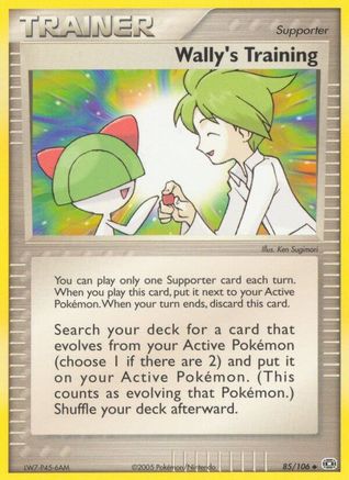 Wally's Training 085/106 - Uncommon
