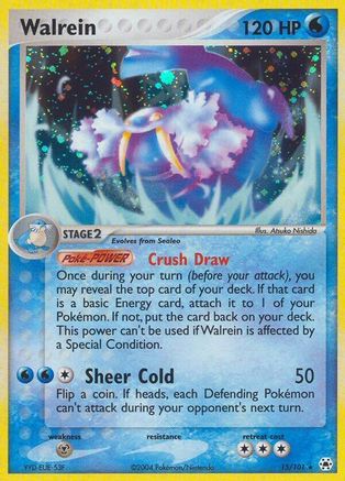 Walrein 015/101 - Holo Rare - Holofoil