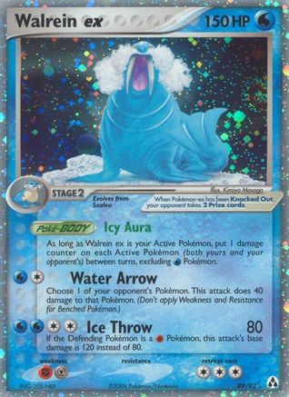 Walrein ex 089/92 - Ultra Rare - Holofoil