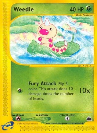 Weedle (114) 114/144 - Common