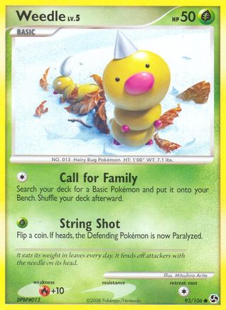 Weedle 093/106 - Common