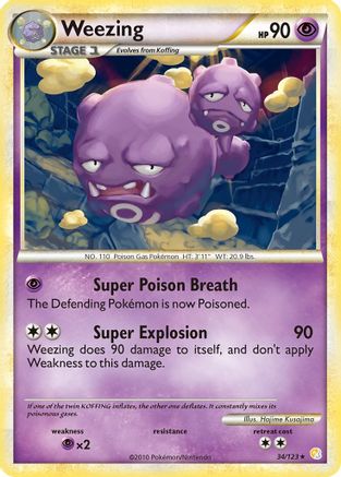 Weezing 034/123 - Rare