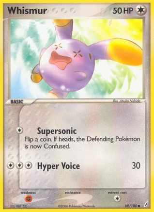 Whismur 069/100/100 - Common - Reverse Holofoil