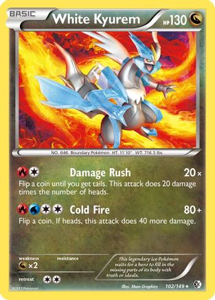 White Kyurem 102/149/149 - Rare
