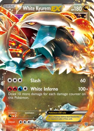 White Kyurem EX 096/135/135 - Ultra Rare - Holofoil