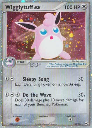 Wigglytuff ex 101/101 - Ultra Rare - Holofoil