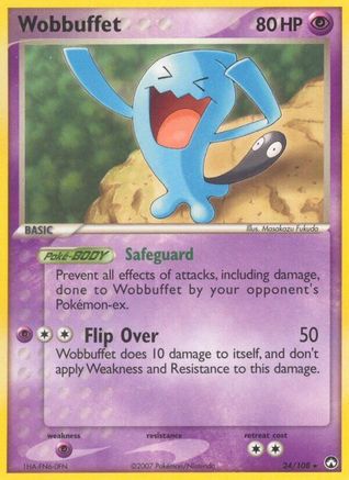 Wobbuffet 024/108 - Rare - Reverse Holofoil