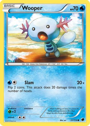 Wooper 021/116/116 - Common