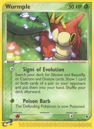 Wurmple 078/109/109 - Common