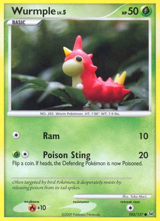 Wurmple 103/127/127 - Common