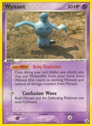 Wynaut 071/92/92 - Common - Reverse Holofoil