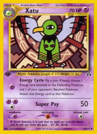 Xatu 052/75/75 - Uncommon - 1st Edition
