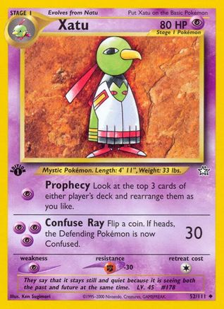 Xatu 052/111/111 - Uncommon - 1st Edition