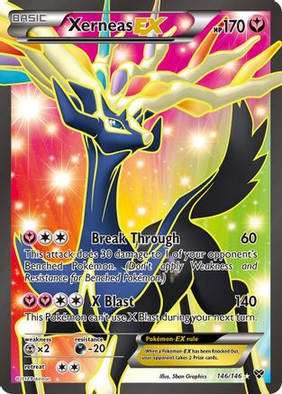 Xerneas EX (146 Full Art) 146/146 - Ultra Rare - Holofoil