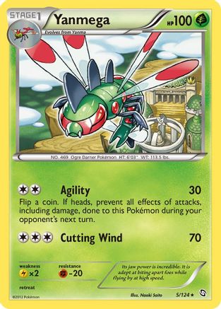 Yanmega 005/124 - Rare