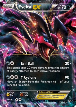 Yveltal EX 079/146/146 - Ultra Rare - Holofoil