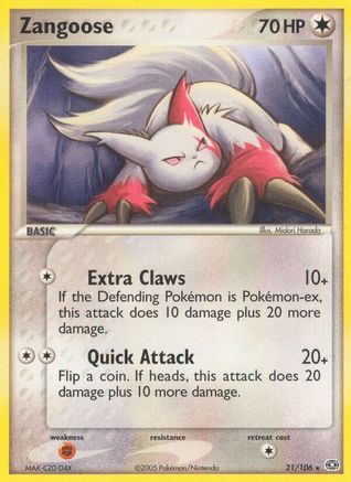 Zangoose 021/106 - Rare