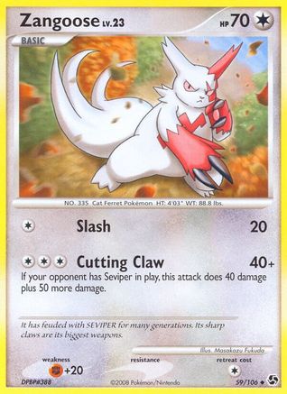 Zangoose 059/106 - Uncommon