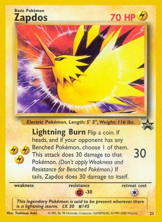 Zapdos 023/53/53 - Promo